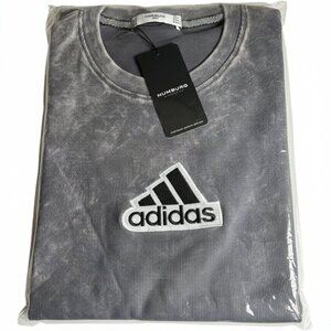 Adidas light black and Gray Logo T-shirt